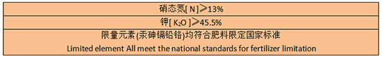 主要技術(shù)指標：
