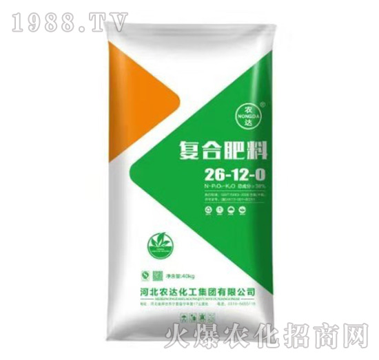 40kg復合肥料26-12-0-農達化工