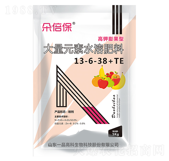 大量元素水溶肥料13-6-38+TE-朵倍保-百農(nóng)思達(dá)