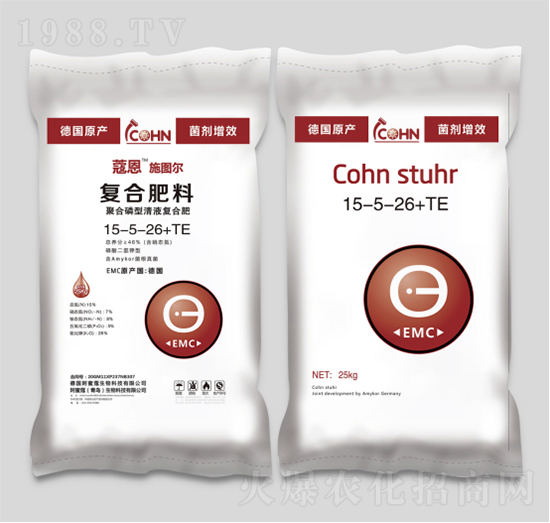 聚合磷型清液復(fù)合肥料15-5-26+TE-蔻恩施圖爾-阿蜜蔻