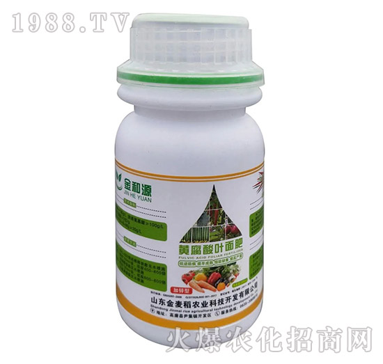 加鋅型黃腐酸葉面肥-金麥稻