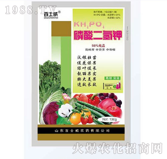 磷酸二氫鉀100g-百士威