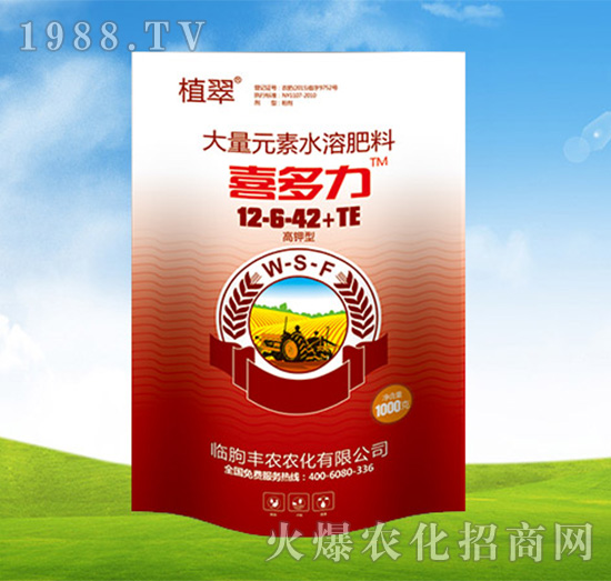 大量元素水溶肥料12-6-42-TE-喜多力-豐農(nóng)農(nóng)化