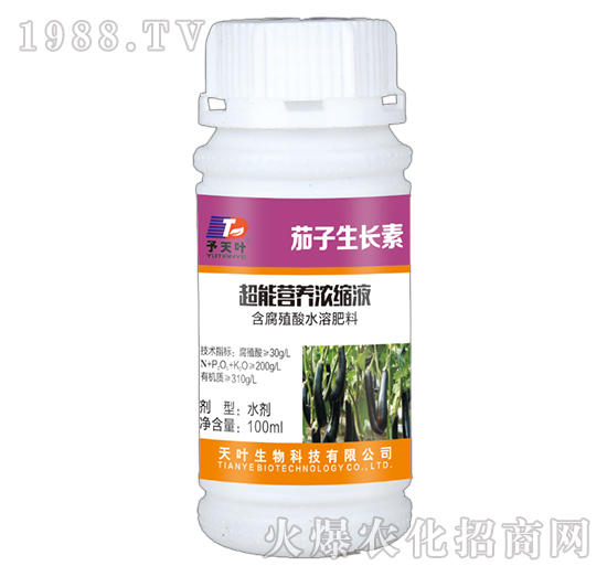 超能營養(yǎng)濃縮液-茄子生長素-天葉生物