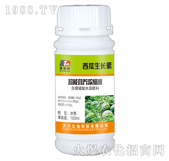 超能營(yíng)養(yǎng)濃縮液-西瓜生長(zhǎng)素-天葉生物
