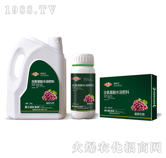 葡萄專用含氨基酸水溶肥料-霸爾綠博1