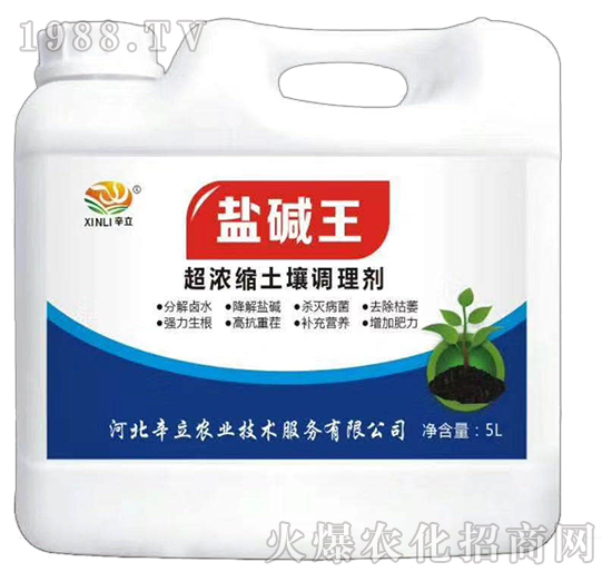 超濃縮土壤調理劑-鹽堿王-辛立農業(yè)