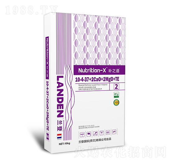 專(zhuān)用肥料10-4-37+2CaO+2MgO+TE-Nutrition-X&#8482;補(bǔ)之道&#174;2號(hào)-中科三農(nóng)