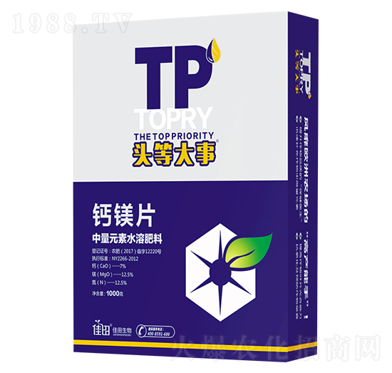 中量元素水溶肥料-鈣鎂片-佳田生物