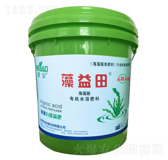 海藻酸有機水溶肥料-藻益田-恩寶