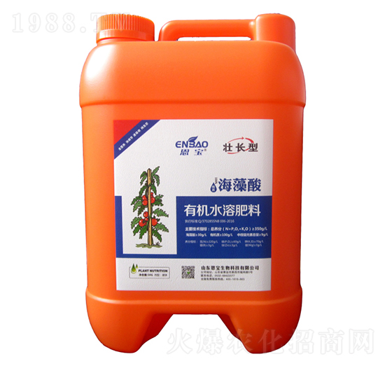 海藻酸有機(jī)水溶肥料-壯長(zhǎng)-恩寶