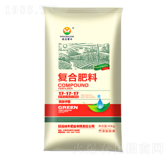硫酸鉀型復合肥料17-17-17-旺達綠禾