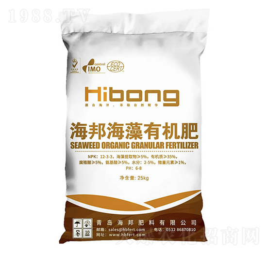海藻有機顆粒肥-海邦肥料