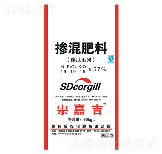 傻瓜系列摻混肥料19-19-19-崠嘉吉-金農