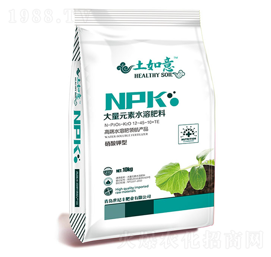大量元素水溶肥料12-45-10+TE-土如意-世紀(jì)豐