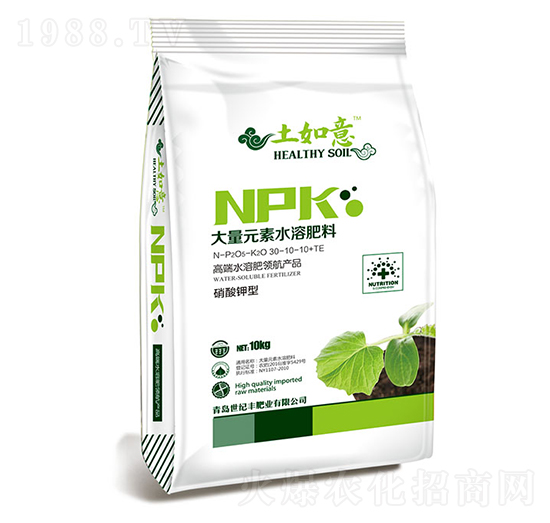 大量元素水溶肥料30-10-10+TE-土如意-世紀(jì)豐