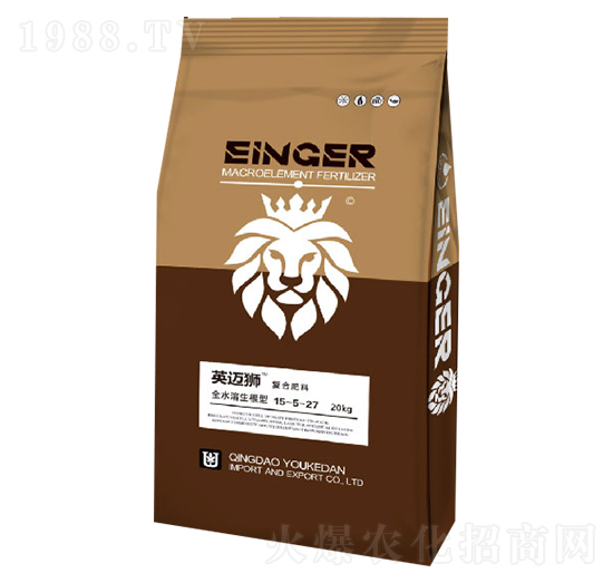 全水溶生根型復合肥料15-5-27-彩獅-優(yōu)可丹