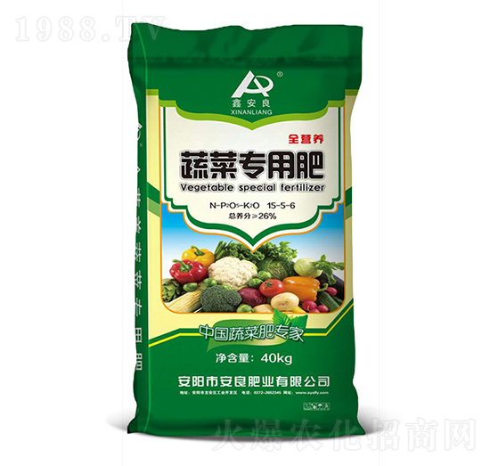 40kg蔬菜專(zhuān)用肥15-5-6-鑫安良