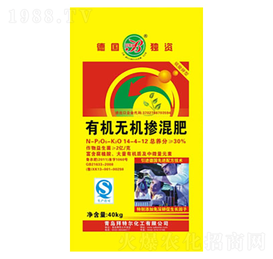 有機(jī)無(wú)機(jī)摻混肥14-4-12-拜特爾