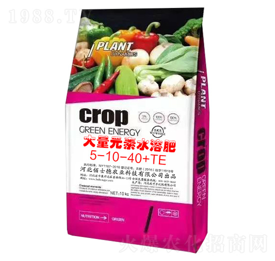 袋裝大量元素水溶肥料5-10-40+TE-佰士德農業(yè)