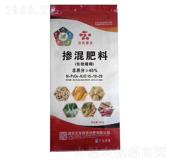 長(zhǎng)效緩釋摻混肥料15-10-20-云化首農(nóng)