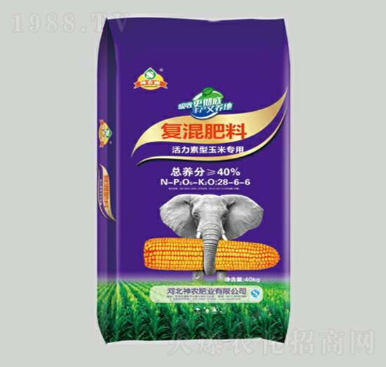 活力素型玉米專用復混肥料28-6-6-神農(nóng)肥業(yè)