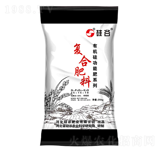 有機硅大田高塔復(fù)合肥料25-15-10-硅谷肥業(yè)