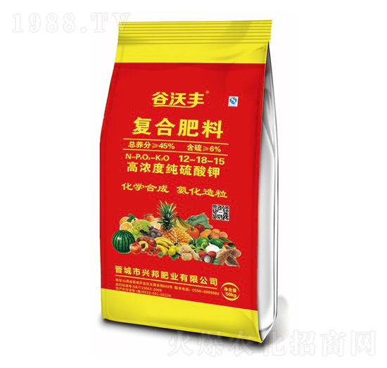 50kg復合肥料12-18-15-谷沃豐-興邦肥業(yè)