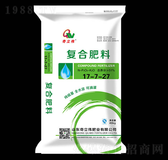 純硫基復合肥料17-7-27-奇立偉