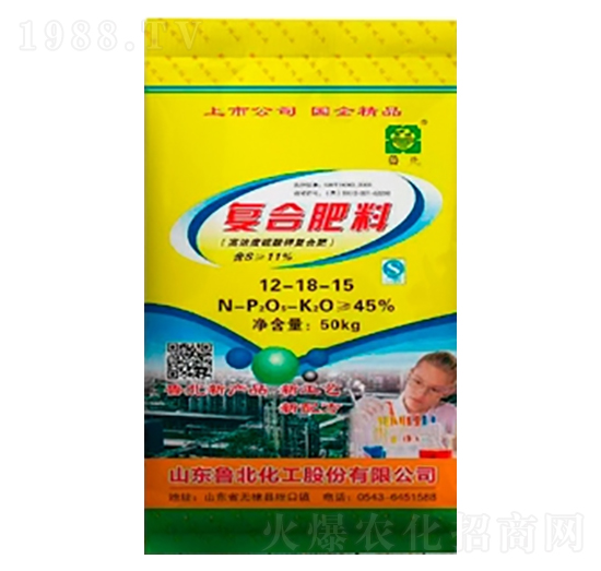 復合肥料12-18-15-施易得