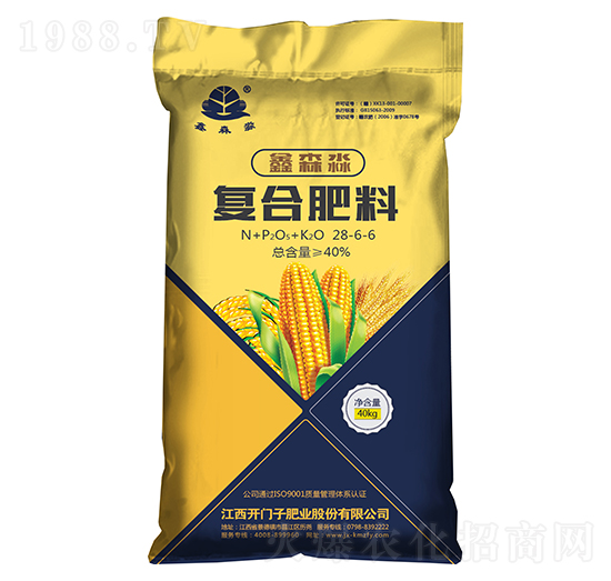 玉米適用復合肥料28-6-6-鑫森淼-開門子