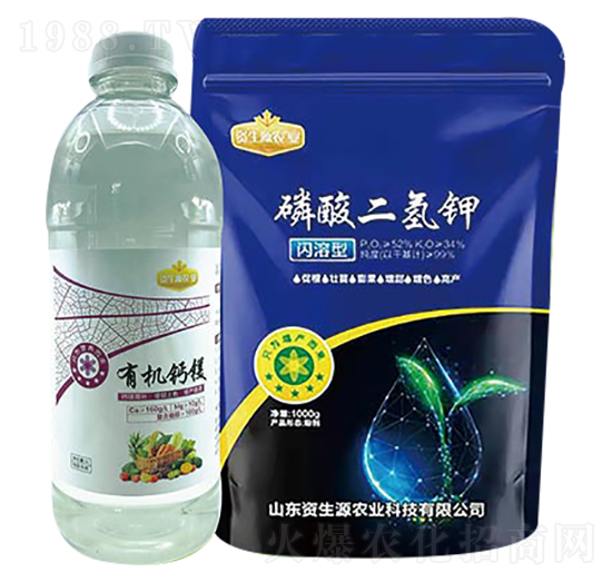 補鈣提質(zhì)套餐-有機(jī)鈣鎂+磷酸二氫鉀-資生源農(nóng)業(yè)