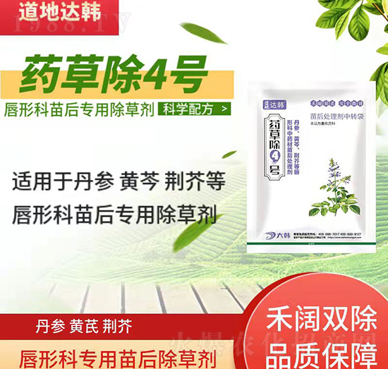 唇形科除草劑-唇形科苗后-唇形科專用-藥草除4號(hào)-大韓