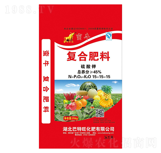 硫酸鉀復合肥料15-15-15-蠻牛-巴特旺