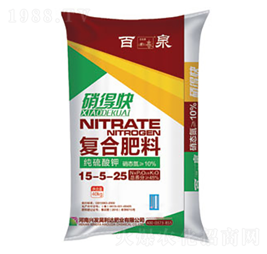 純硫酸鉀復(fù)合肥料15-5-25-百泉-興發(fā)昊利達