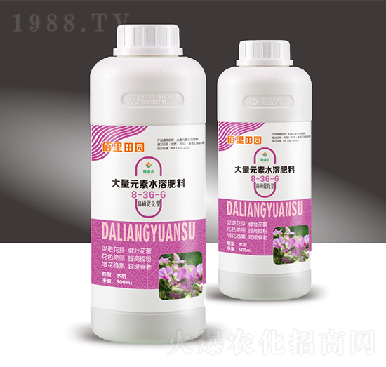 高磷促花型大量元素水溶肥料8-36-6-佰里田園-穗滿倉(cāng)