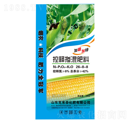 控釋摻混肥料26-8-8-煙農豐谷-克來帝化肥