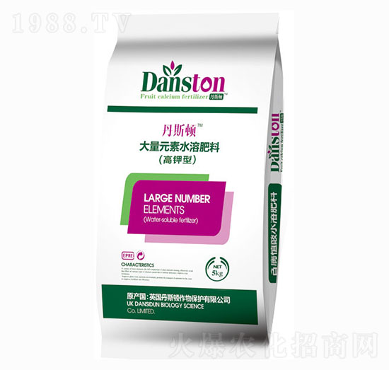 高鉀型大量元素水溶肥料-丹斯頓