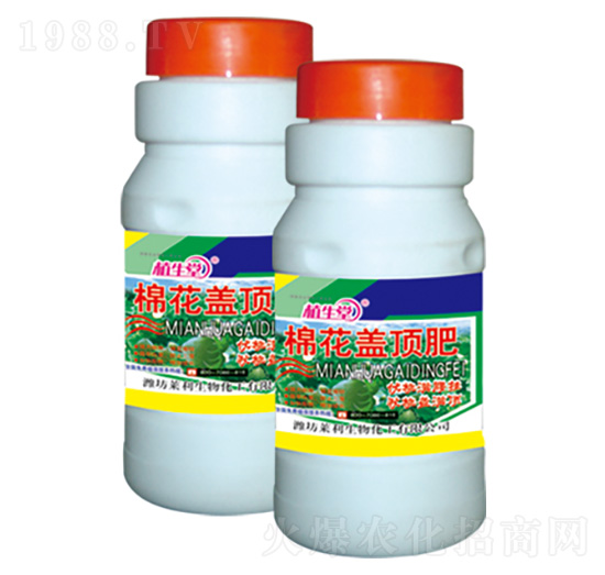 棉花蓋頂肥 植生堂 萊利生物