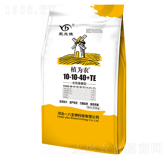 含殼寡糖型水溶肥10-10-40+TE 植為農 肥立佳 一八生物