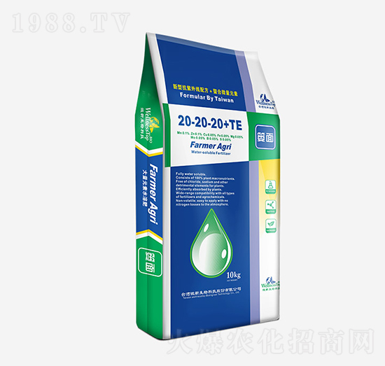大量元素水溶肥20-20-20+TE 簍面222 法瑪農業(yè)