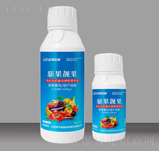膨果靚果有機(jī)無機(jī)螯合鉀肥營養(yǎng)液-勒佰施-沃易施