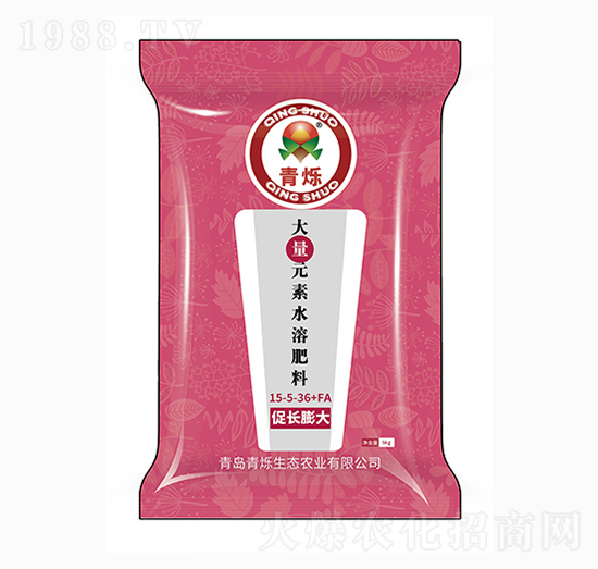 大量元素水溶肥料15-5-36+FA-青爍