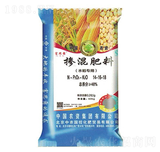 水稻專(zhuān)用摻混肥料14-16-18 思爾肥業(yè)