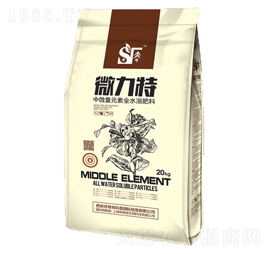 中微量元素全水溶肥料 微力特 申馳諾