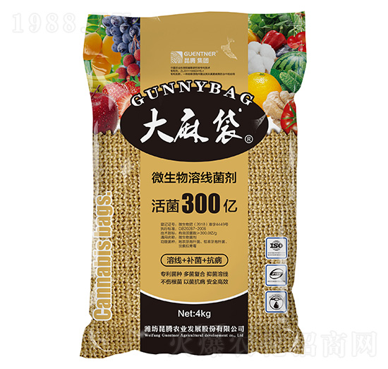 微生物溶線菌劑-大麻袋-昆騰農(nóng)業(yè)