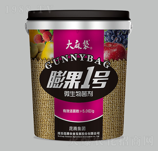 微生物菌劑-膨果1號(hào)-大麻袋-昆騰農(nóng)業(yè)