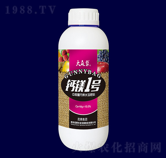 瓶裝中微量元素水溶肥-鈣鎂1號-大麻袋-昆騰農業(yè)