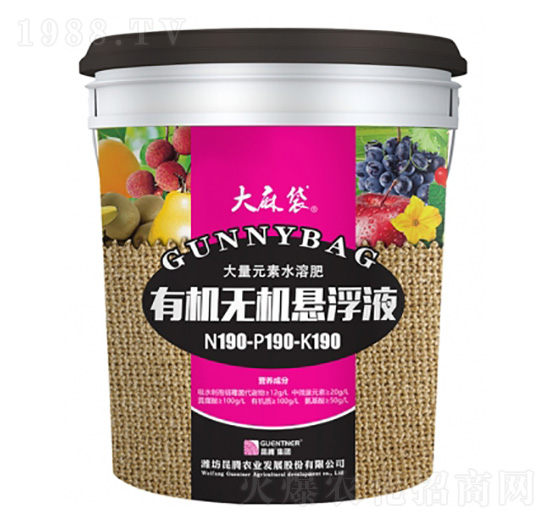 有機(jī)無機(jī)懸浮液190-190-190+TE-大麻袋-昆騰農(nóng)業(yè)