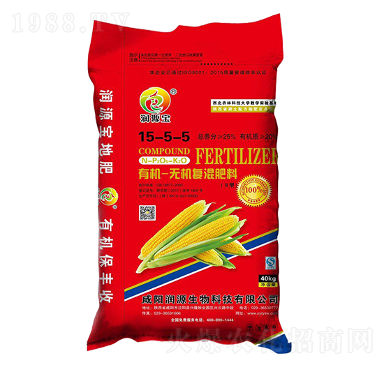 有機無機復混肥料15-5-5-潤源寶-潤源生物